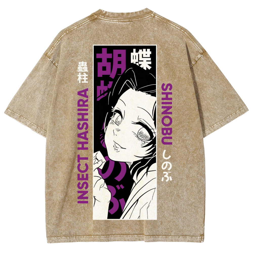 Demon Slayer Unisex Fit Washed T-Shirt 2507024159