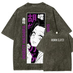 Demon Slayer Unisex Fit Washed T-Shirt 2507024159