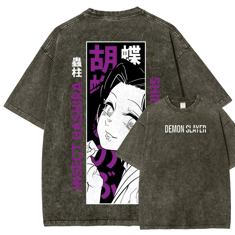 Demon Slayer Unisex Fit Washed T-Shirt 2507024159