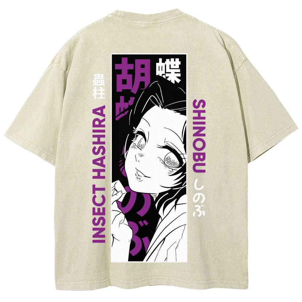 Demon Slayer Unisex Fit Washed T-Shirt 2507024159