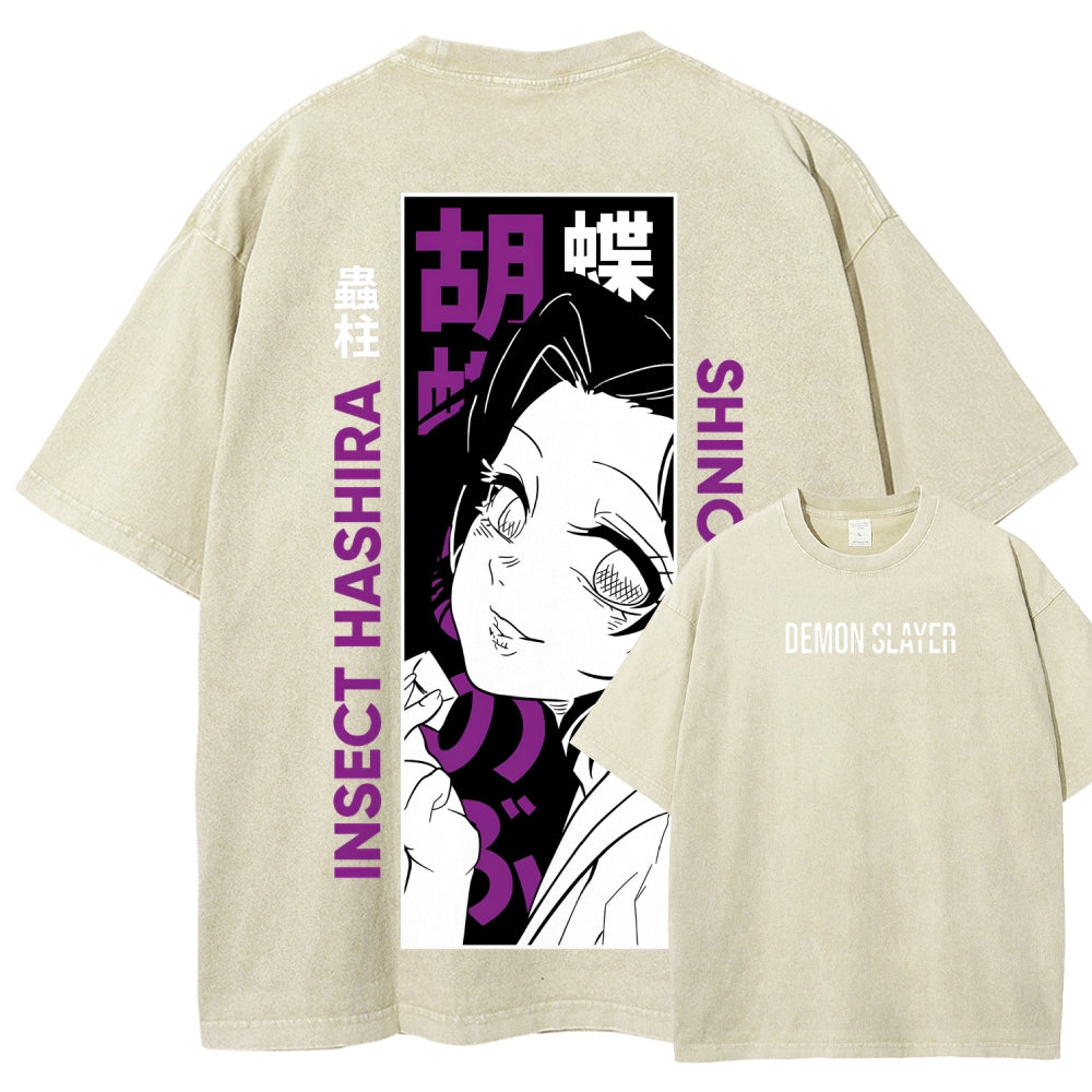 Demon Slayer Unisex Fit Washed T-Shirt 2507024159