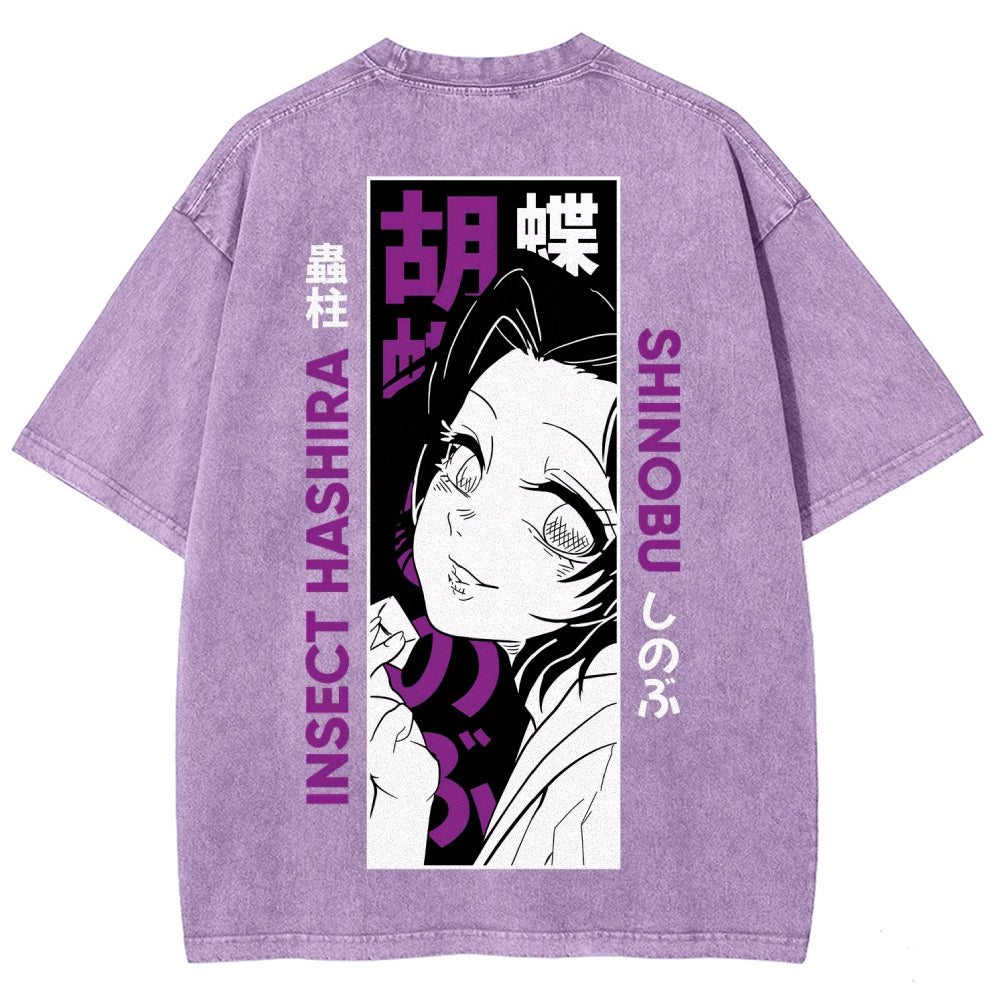 Demon Slayer Unisex Fit Washed T-Shirt 2507024159