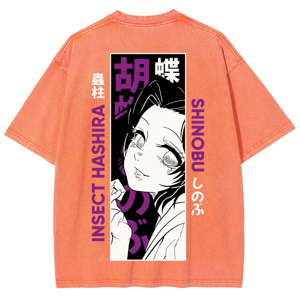 Demon Slayer Unisex Fit Washed T-Shirt 2507024159