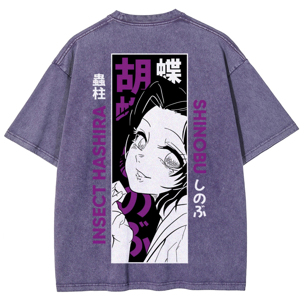 Demon Slayer Unisex Fit Washed T-Shirt 2507024159