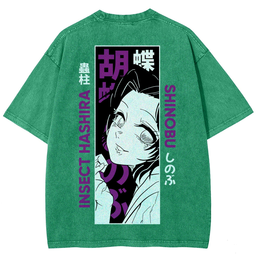 Demon Slayer Unisex Fit Washed T-Shirt 2507024159