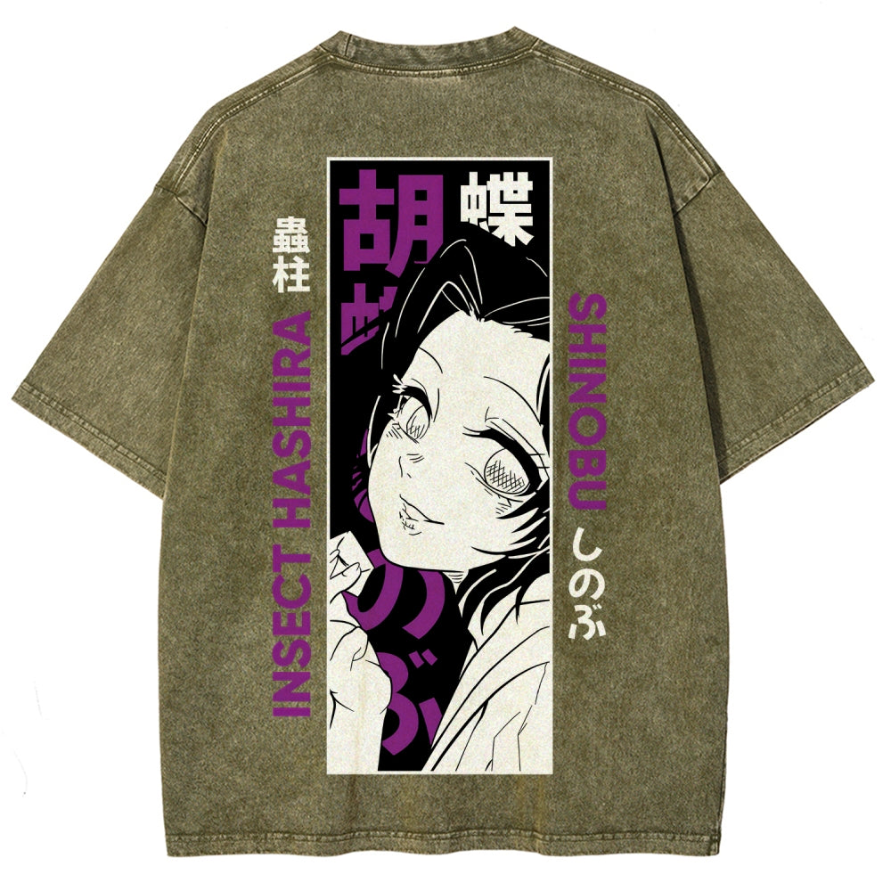 Demon Slayer Unisex Fit Washed T-Shirt 2507024159