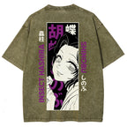 Demon Slayer Unisex Fit Washed T-Shirt 2507024159