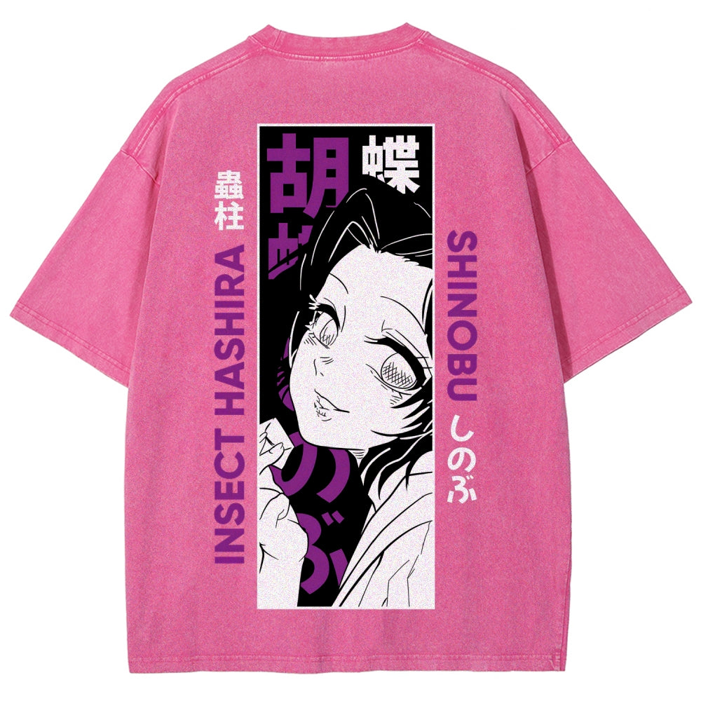 Demon Slayer Unisex Fit Washed T-Shirt 2507024159