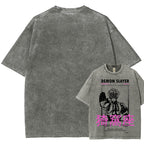 Demon Slayer Unisex Fit Washed T-Shirt 2507024163