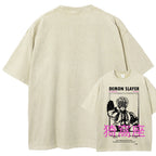 Demon Slayer Unisex Fit Washed T-Shirt 2507024163