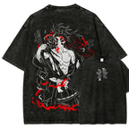 Demon Slayer Unisex Fit Washed T-Shirt 2507024167