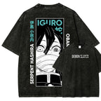 Demon Slayer Unisex Fit Washed T-Shirt 2507024192