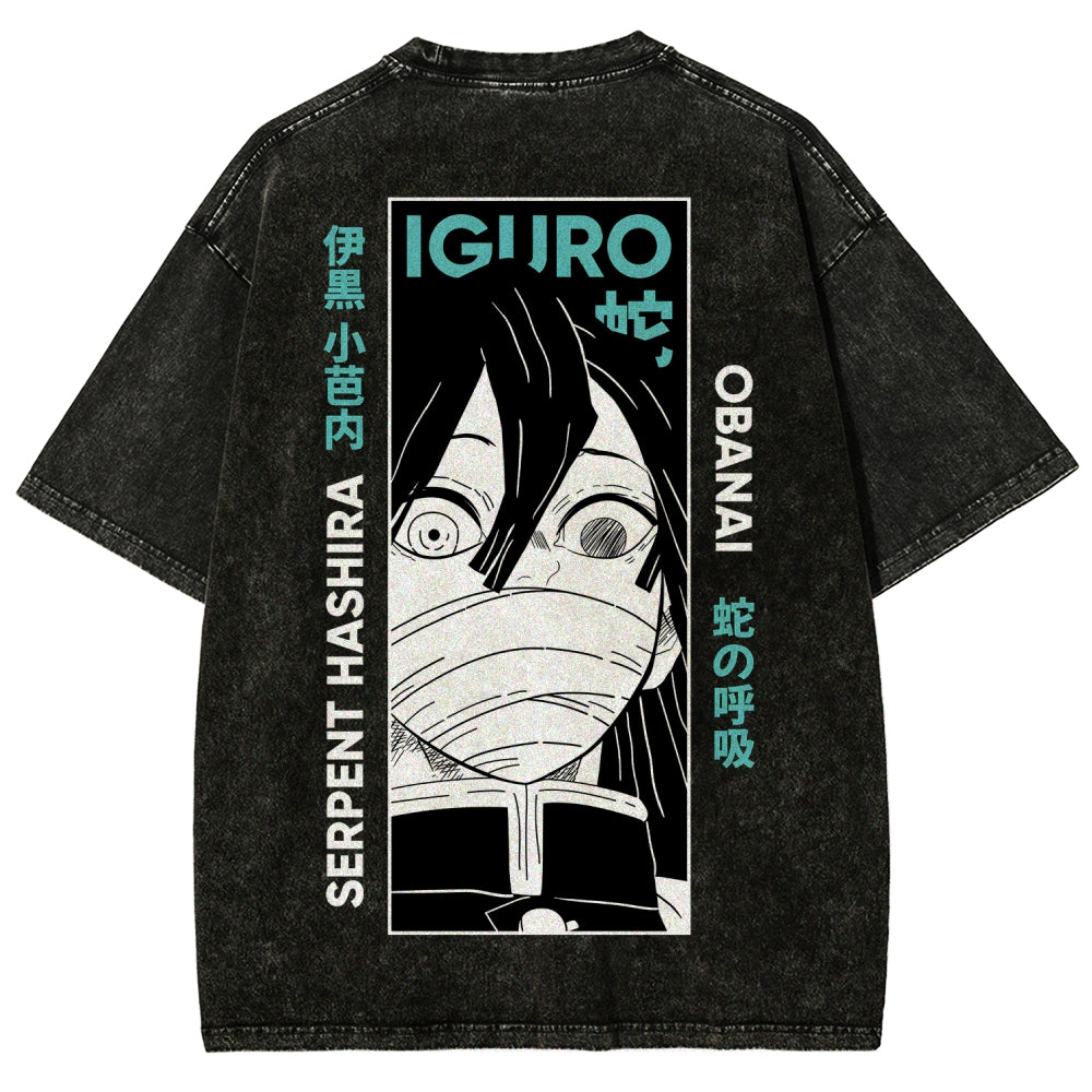 Demon Slayer Unisex Fit Washed T-Shirt 2507024192