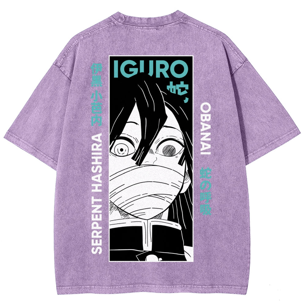 Demon Slayer Unisex Fit Washed T-Shirt 2507024192