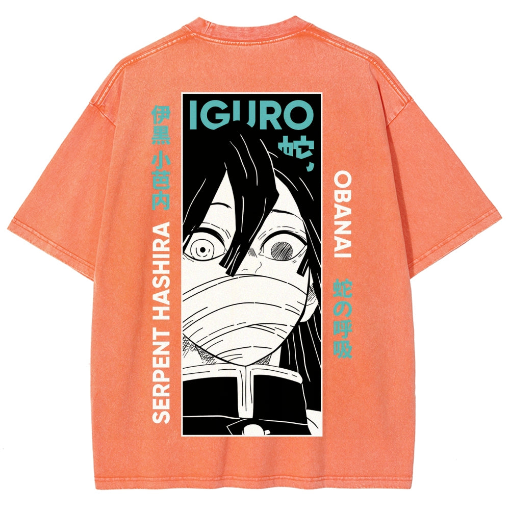 Demon Slayer Unisex Fit Washed T-Shirt 2507024192