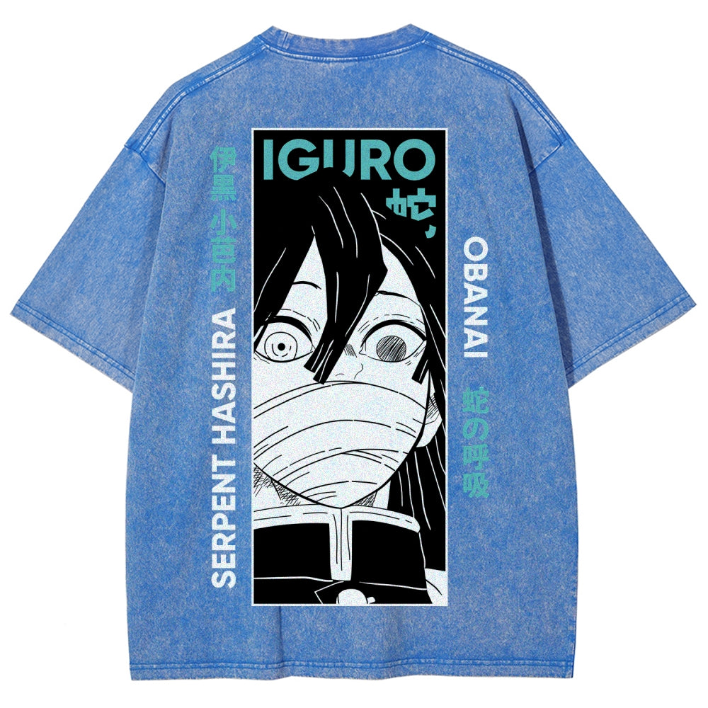 Demon Slayer Unisex Fit Washed T-Shirt 2507024192
