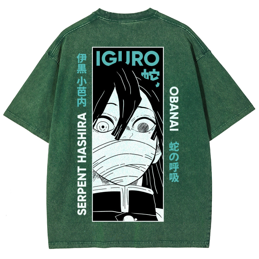 Demon Slayer Unisex Fit Washed T-Shirt 2507024192