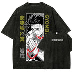 Demon Slayer Unisex Fit Washed T-Shirt 2507024195