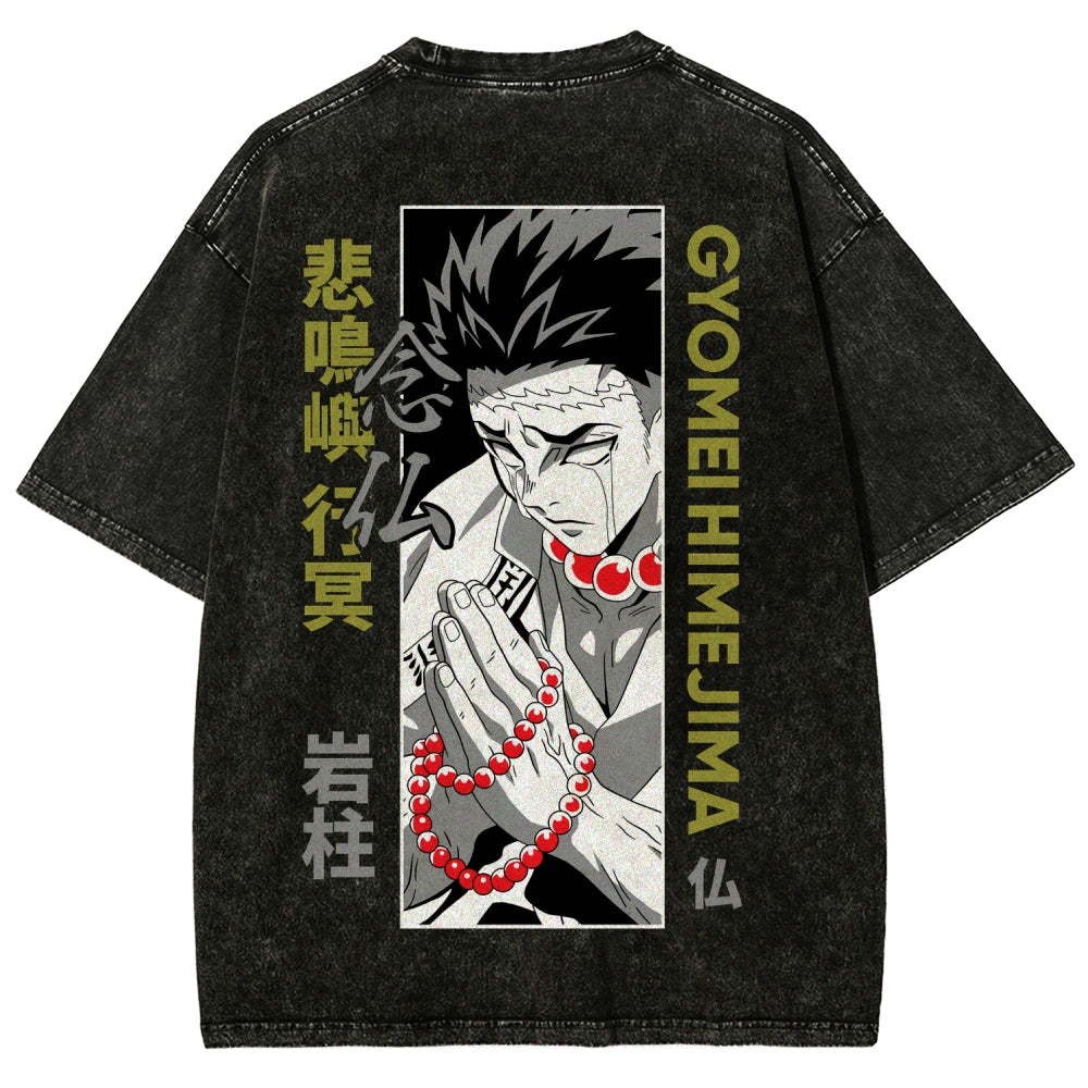 Demon Slayer Unisex Fit Washed T-Shirt 2507024195