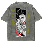 Demon Slayer Unisex Fit Washed T-Shirt 2507024195