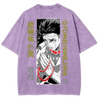 Demon Slayer Unisex Fit Washed T-Shirt 2507024195