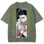 Demon Slayer Unisex Fit Washed T-Shirt 2507024195