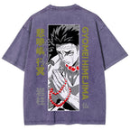 Demon Slayer Unisex Fit Washed T-Shirt 2507024195