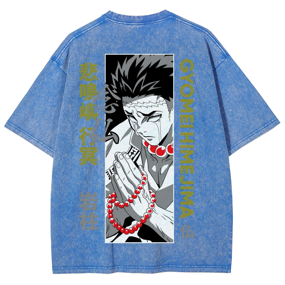 Demon Slayer Unisex Fit Washed T-Shirt 2507024195