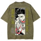 Demon Slayer Unisex Fit Washed T-Shirt 2507024195