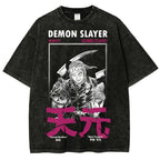 Demon Slayer Unisex Fit Washed T-Shirt 2507024201