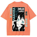 Demon Slayer Demon Slayer Unisex Fit Washed T-Shirt 2507024210