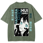 Demon Slayer Demon Slayer Unisex Fit Washed T-Shirt 2507024210