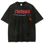 Demon Slayer Unisex Fit Washed T-Shirt 2507028450