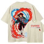 Demon Slayer Unisex Fit Washed T-Shirt 2507028450