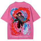 Demon Slayer Unisex Fit Washed T-Shirt 2507028450