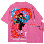 Demon Slayer Unisex Fit Washed T-Shirt 2507028450