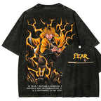 Demon Slayer Unisex Fit Washed T-Shirt 2507028455