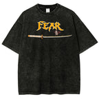 Demon Slayer Unisex Fit Washed T-Shirt 2507028455