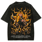 Demon Slayer Unisex Fit Washed T-Shirt 2507028455