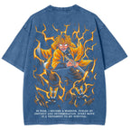 Demon Slayer Unisex Fit Washed T-Shirt 2507028455