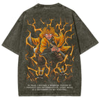 Demon Slayer Unisex Fit Washed T-Shirt 2507028455