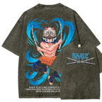 Demon Slayer Unisex Fit Washed T-Shirt 2507028459