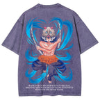 Demon Slayer Unisex Fit Washed T-Shirt 2507028459