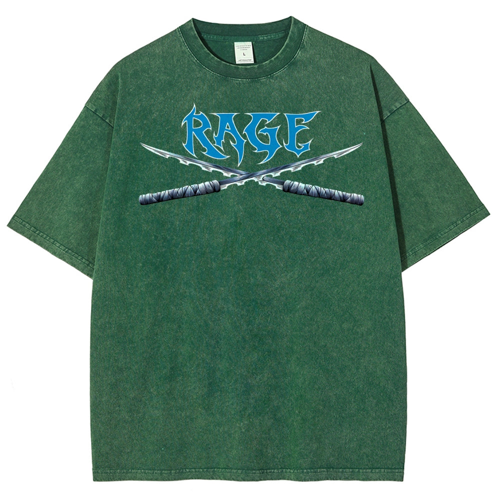 Demon Slayer Unisex Fit Washed T-Shirt 2507028459