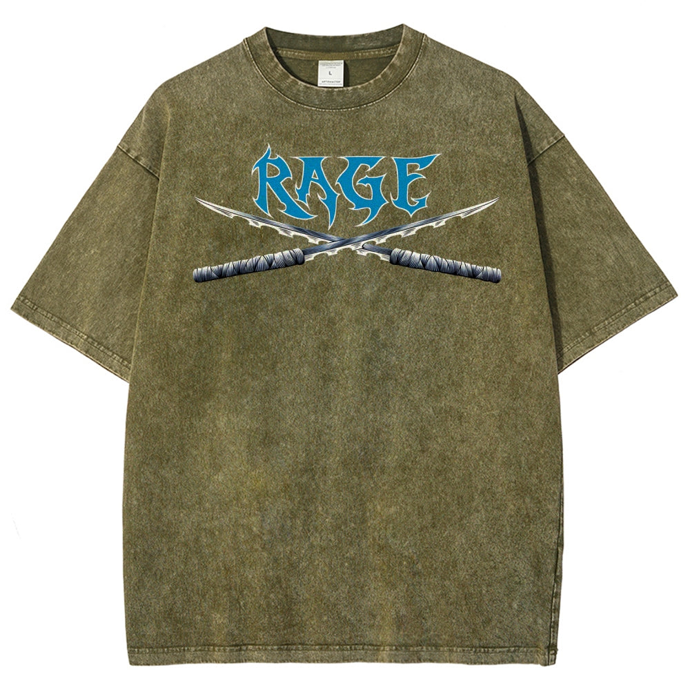 Demon Slayer Unisex Fit Washed T-Shirt 2507028459