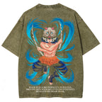 Demon Slayer Unisex Fit Washed T-Shirt 2507028459