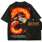 Demon Slayer Unisex Fit Washed T-Shirt 2507028461