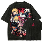 Naruto Unisex Fit Washed T-Shirt 2507030098