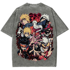 Naruto Unisex Fit Washed T-Shirt 2507030098