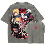 Naruto Unisex Fit Washed T-Shirt 2507030098